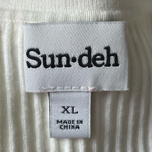 NWT Aritzia Sun Deh Jodie Crew Neck Tank Dress White Espace Size XL - Picture 5 of 10